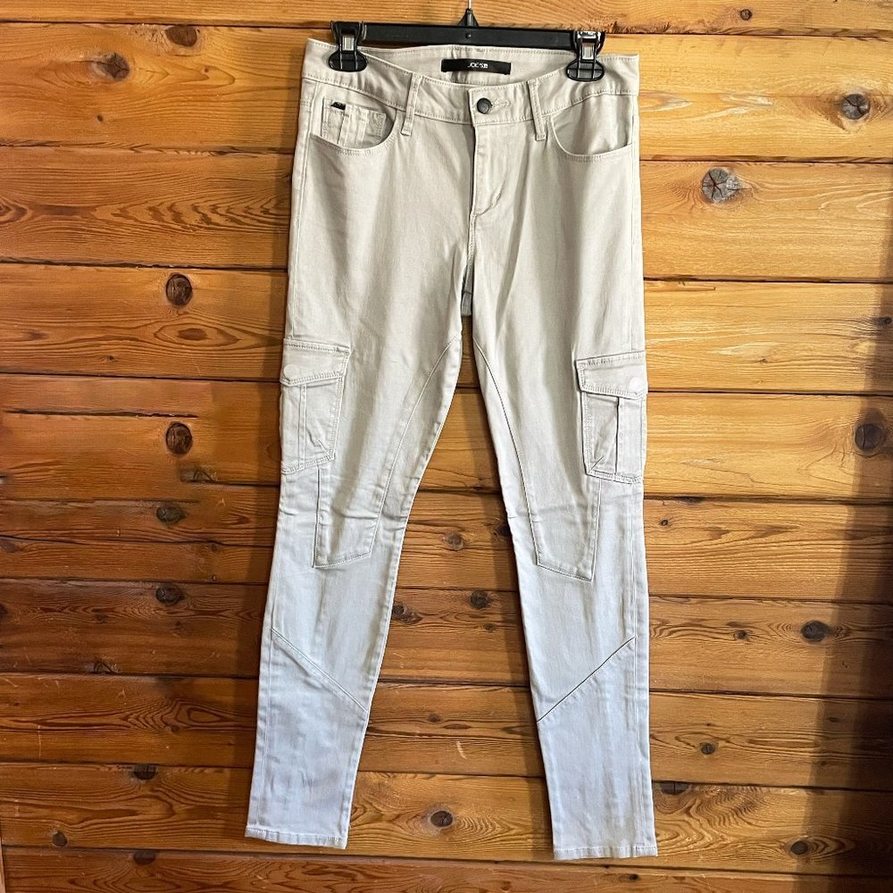 Joe’s jeans gray cargo Skinny Leg Jeans sz 26